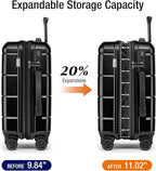 KYME Carry On Luggage 22x14x9 Airline Approved Expandable - Image 2