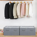 Shoe Organizer for Closet 2 Pack, Foldable Shoe Box - Image 6