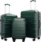 Coolife Luggage Expandable Suitcase 3 Piece Set by COOLIFE