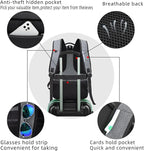 DUSLANG 17 Inch Travel Laptop Backpack Water Resistant College Backpack - Image 6