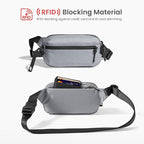 tomtoc 1.5L Sling Bag with RFID Blocking, Crossbody Bag Minimalist Chest - Image 4