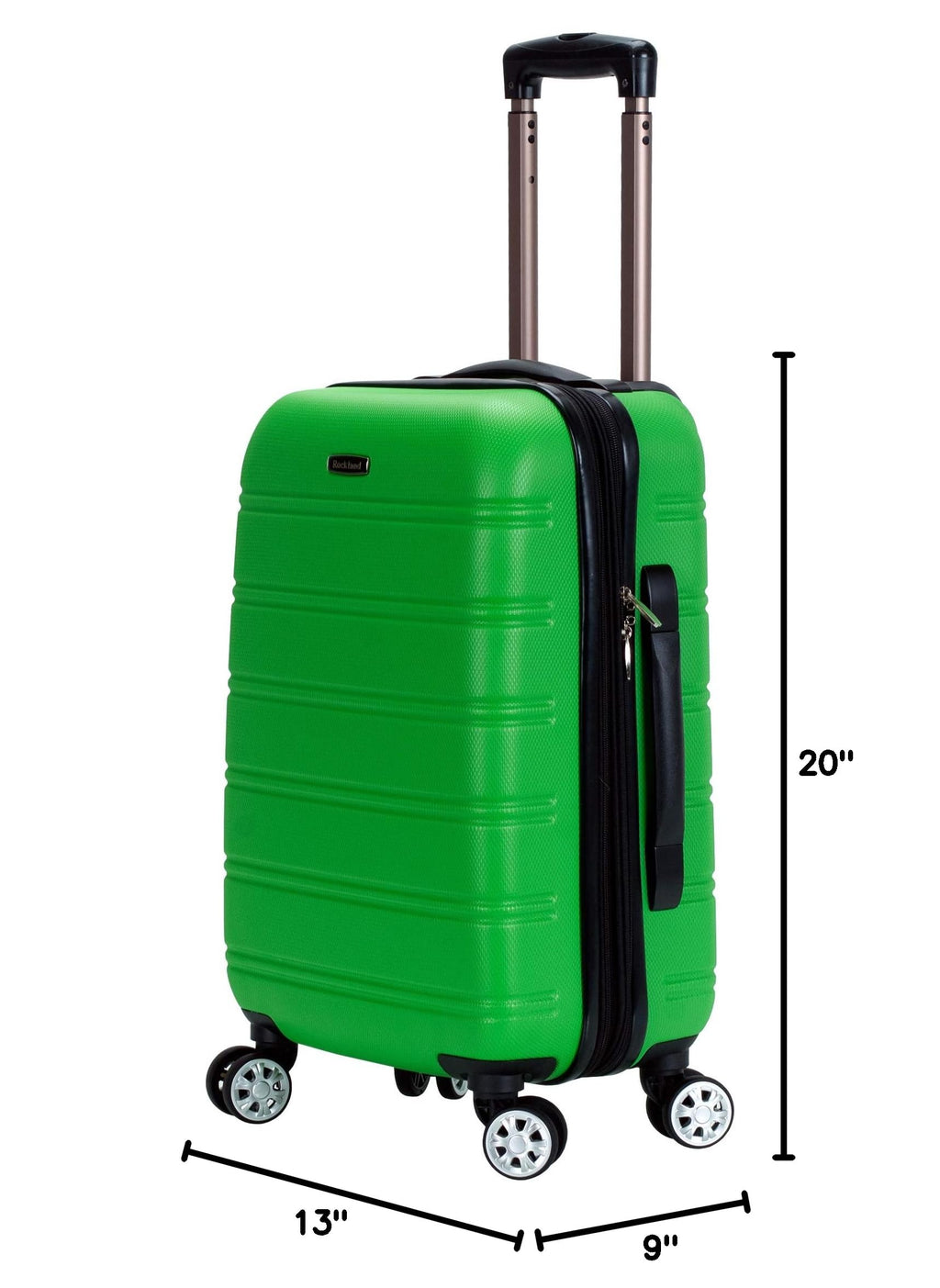 Melbourne Hardside Expandable Spinner Wheel Luggage (Green / Carry-On 20")