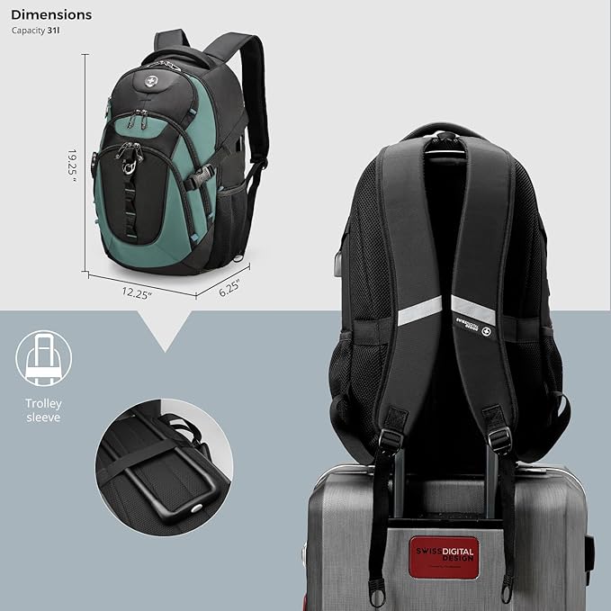Swissdigital Design Laptop Backpack - Image 6