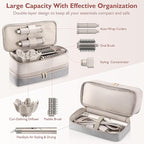 Travel Carrying Case for Hair Dryer Shark Flexstyle FlexFusion Airwrap Brush Double-Layer Hair Accessories Tools Storage Bag for Revlon Hairdryer Styler Organizer