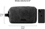 BAGSMART Toiletry Bag for Men, Canvas Travel Toiletry Organizer Dopp Kit - Image 6