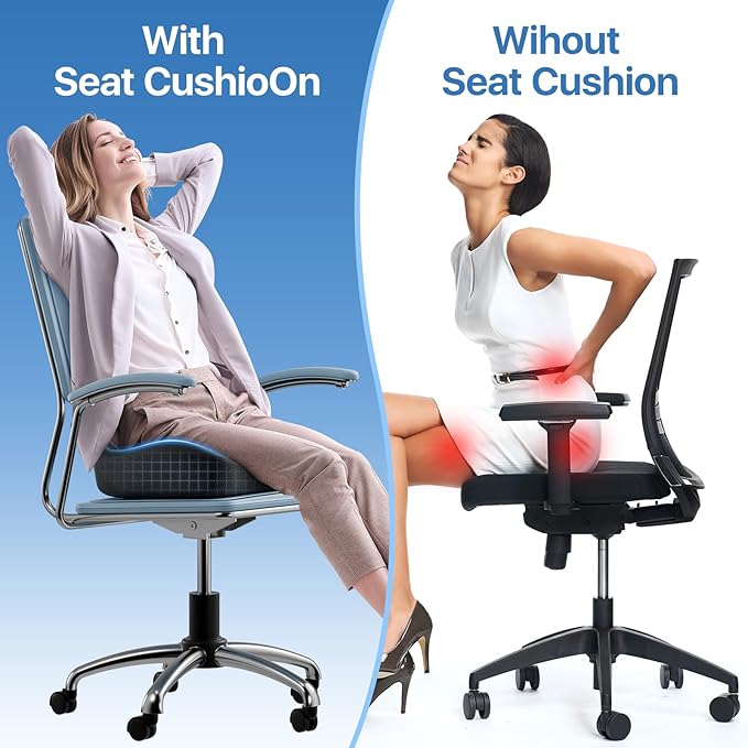 Seat Cushion, Extra Large Memory Foam Cushion - Image 4