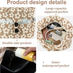 LEDAOU Beach Bag Waterproof Sandproof Women Tote Bag Pool Bag - Image 5