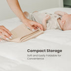 Konssy Faux Leather Baby Changing Mat, Waterproof, Wipeable & Portable Diaper - Image 4