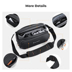 K&F CONCEPT Storage Sling Bag, Vlog Photography Camera HandBag, Portable - Image 5