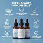 Eva Naturals Azelaic Acid Skincare Serum for Face – Facial Care with Niacinamide & Hyaluronic Acid Formula for Redness Soothing, Acne Breakouts, Uneven Skin Texture, Fragrance Free (1 Fl Oz)