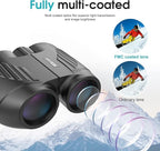 20x25 Binoculars for Adults and Kids, High Power Easy Focus Compact Binoculars - Image 3