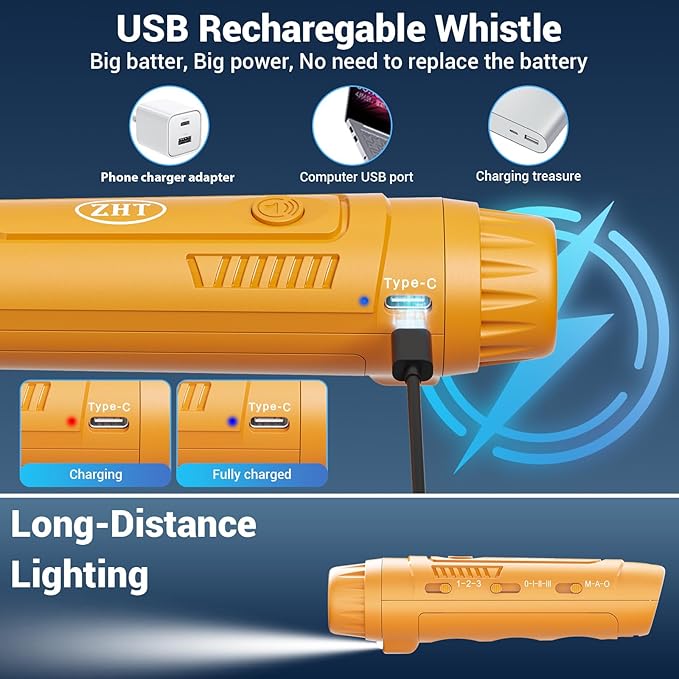 ZHT Electronic Whistle for Coaches, Teachers - Image 3