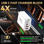 USB C Fast Charger Block, iPhone Charger Fast Charging Blocks 65W Multi Port - Image 3