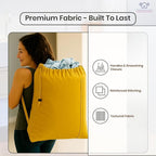 LFH Home Cotton Canvas Large Laundry Bag - Image 6