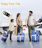 Luggage Straps for Suitcases Travel Belt Luggage Band Heavy Duty Traveling - Image 5