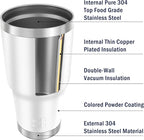 WETOWETO 30 oz Stainless Steel Tumbler, Insulated Coffee Tumbler Cup - Image 4