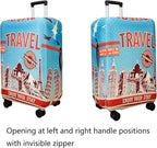 WUJIAONIAO Travel Luggage Cover Baggage Suitcase Cover Protector Skins 18-32 - Image 2