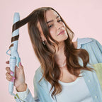 Mane 1.25 Inch Curling Iron Extended Barrel Styling Attachment - Ceramic Hair Curling Iron for Bouncy, Tight & Long-Lasting Curls and a Frizz-Free Finish - Use with Power Bottom Base