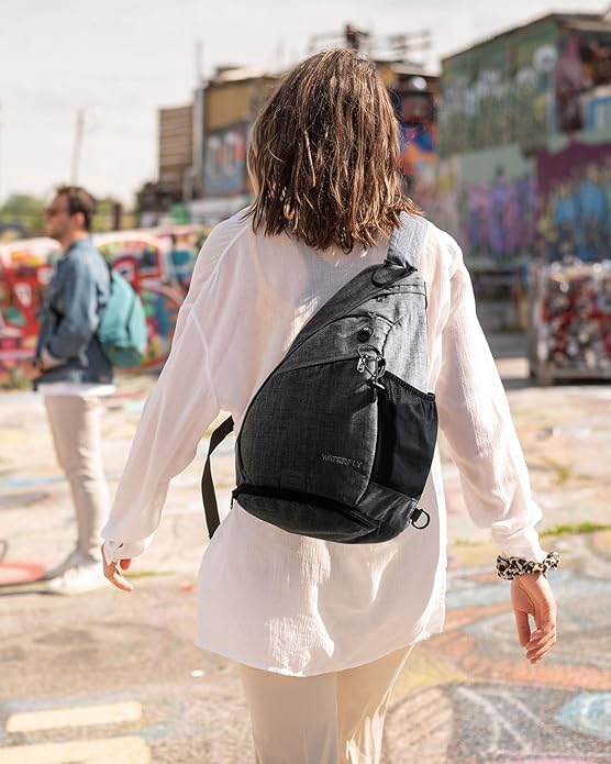 WATERFLY Large Crossbody Sling Bag: Over Shoulder Backpack Daypack Casual Cross - Image 6