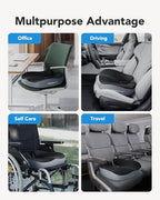 HUANUO Seat Cushion for Office Chairs, Extra Large Desk Chair Cushion for Back - Image 5