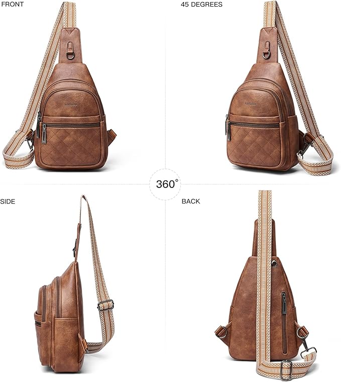 Sling Bag For Women Fanny Pack Crossbody Travel Shoulder Belt Bags Tote - Image 7