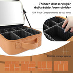 Makeup Bag with Led Mirror, Travel Makeup Organizer with 3 Color Setting - Image 3