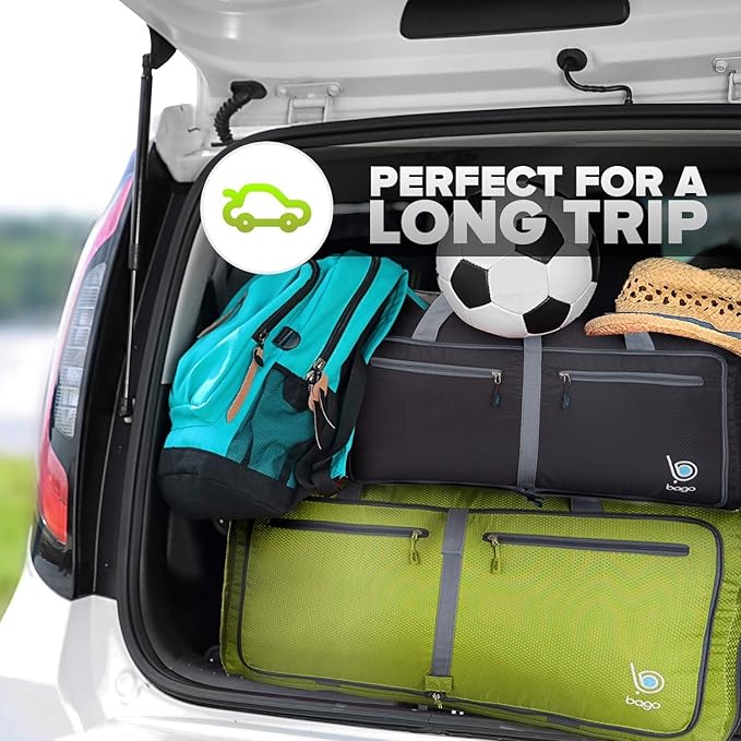 Bago Foldable Duffel Bags for Traveling Women & Men - 40L Sports Packable - Image 9