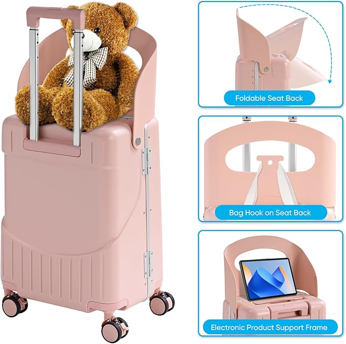 TABU 20" Ride-on Luggage with Seat - Image 3