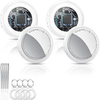 2025 New Air Tracker Tags-4 Pack, Replaceable Battery, Key Finder and Item by Tukio