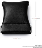 2 Pack PU Leather Slim Engagement Wedding Ring Pouch Leather Jewelry Pouch - Image 8