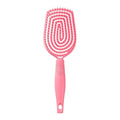 Conair Scalp Care Detangling hairbrush - Curly Hair Brush - Scalp Massager - hairbrushes for women & men - detangler for all lengths and types - can use wet or dry - Pink Pulse