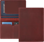 Jack&Chris Leather Passport Holder, Handmade Passport cover, Travel Wallet by JackChris