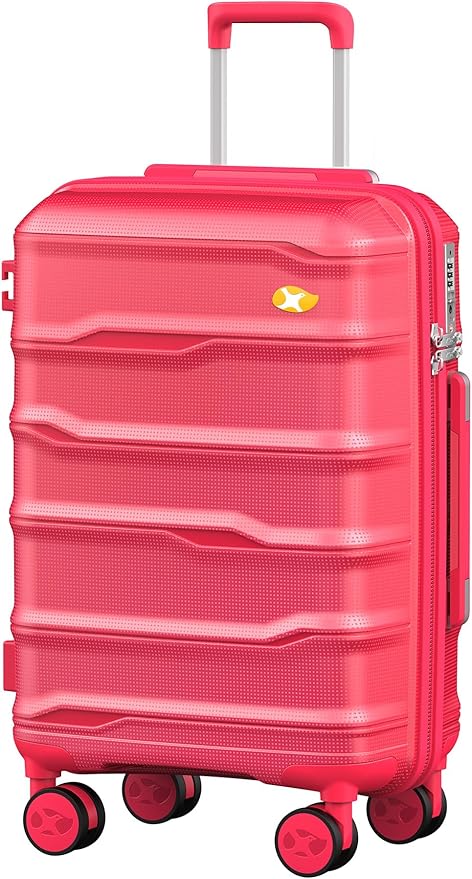Carry On Luggage 22x14x9 Airline Approved, Hard Shell Suitcase by MGOB