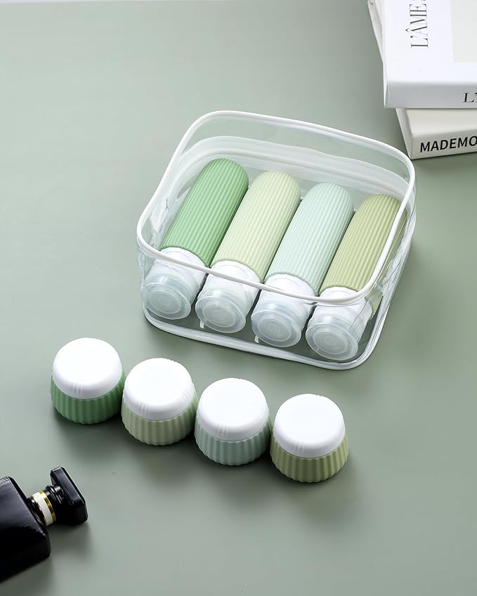 Travel Bottles for Toiletries 8 Pack, Tsa Approved Travel Size Toiletries 3 oz - Image 4