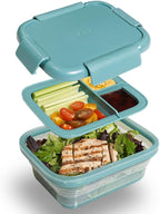 STOJO Collapsible Bento Box, Leak-Proof, Microwave & Dishwasher Safe, Premium - Image 8