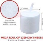 Dry Wipes Refill Set: 7200 Wipes: Make Your Own Wet Wipes Using Your Preferred - Image 3