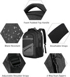 MATEIN 17 Inch Backpack for Men, Professional Work Office Laptop Backpack - Image 6