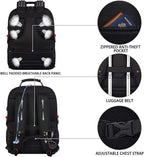 Laptop Backpack, 55L Capacity, TSA Approved, RFID Anti-Theft, USB Charging Port - Image 3