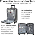TydeCkare 20 Inch Carry On Luggage - Image 3