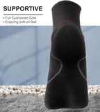 BULLIANT Compression Socks for Men 6Pairs, Athletic Crew Socks Cushioned For - Image 3