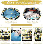 VASCHY Beach Bag for Women, Large Waterproof Sandproof Fold-able Packable Pool - Image 3