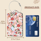 2 Pack Floral Luggage Tag for Suitcase - Image 7
