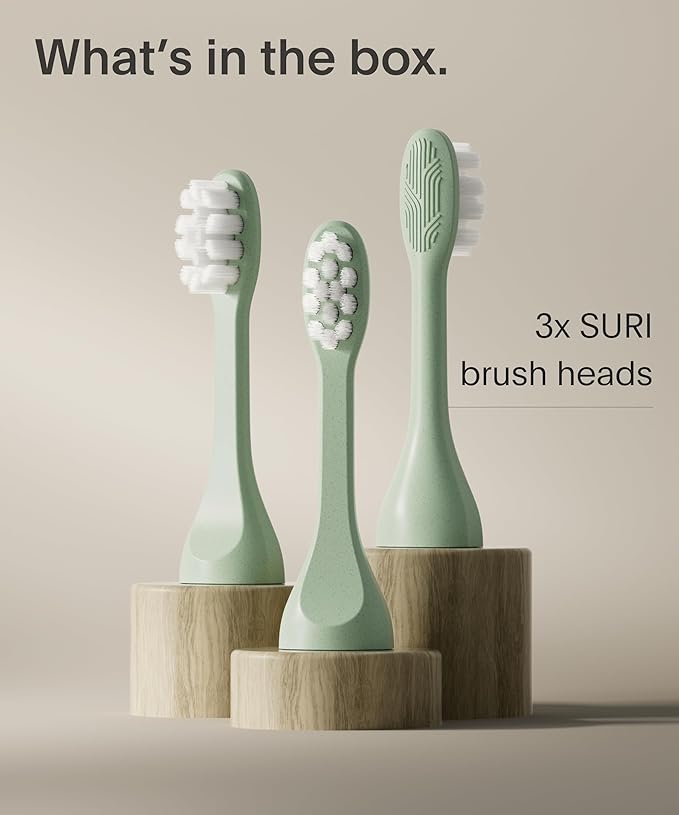 SURI Recyclable Plant-Based, Electric Toothbrush Heads - Image 8