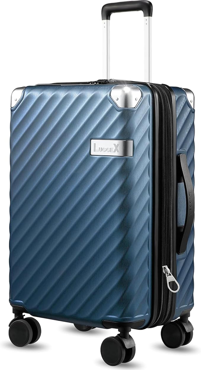 LUGGEX Luggage with Spinner Wheels, Polycarbonate Expandable Hard Shell Suitcase by LuggeXLUGGAGE