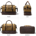 Nerlion Weekender Bag with Shoe Compartment Large Overnight Bag - Image 9