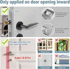 Fuers Portable Door Lock & Door Stop Alarm, Dual Protection Home Security Door - Image 2