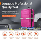 SHOWKOO Luggage Sets Expandable PC+ABS Durable Suitcase Sets Double Wheels TSA - Image 8