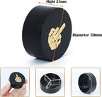 Small Pill Case 3 Compartments, Metal Round Portable Pill Box, Waterproof - Image 2