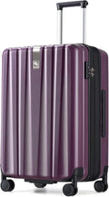Hanke 24 Inch Expandable Checked Luggage Lightweight PC Hard Case luggage by Hanke