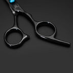 FARRAY 6.5" Professional Hair Cutting Scissors - Japanese Stainless Steel Barber Shears for Salon, Home, All Ages - Ergonomic Handle & Sharp Blades (Black)